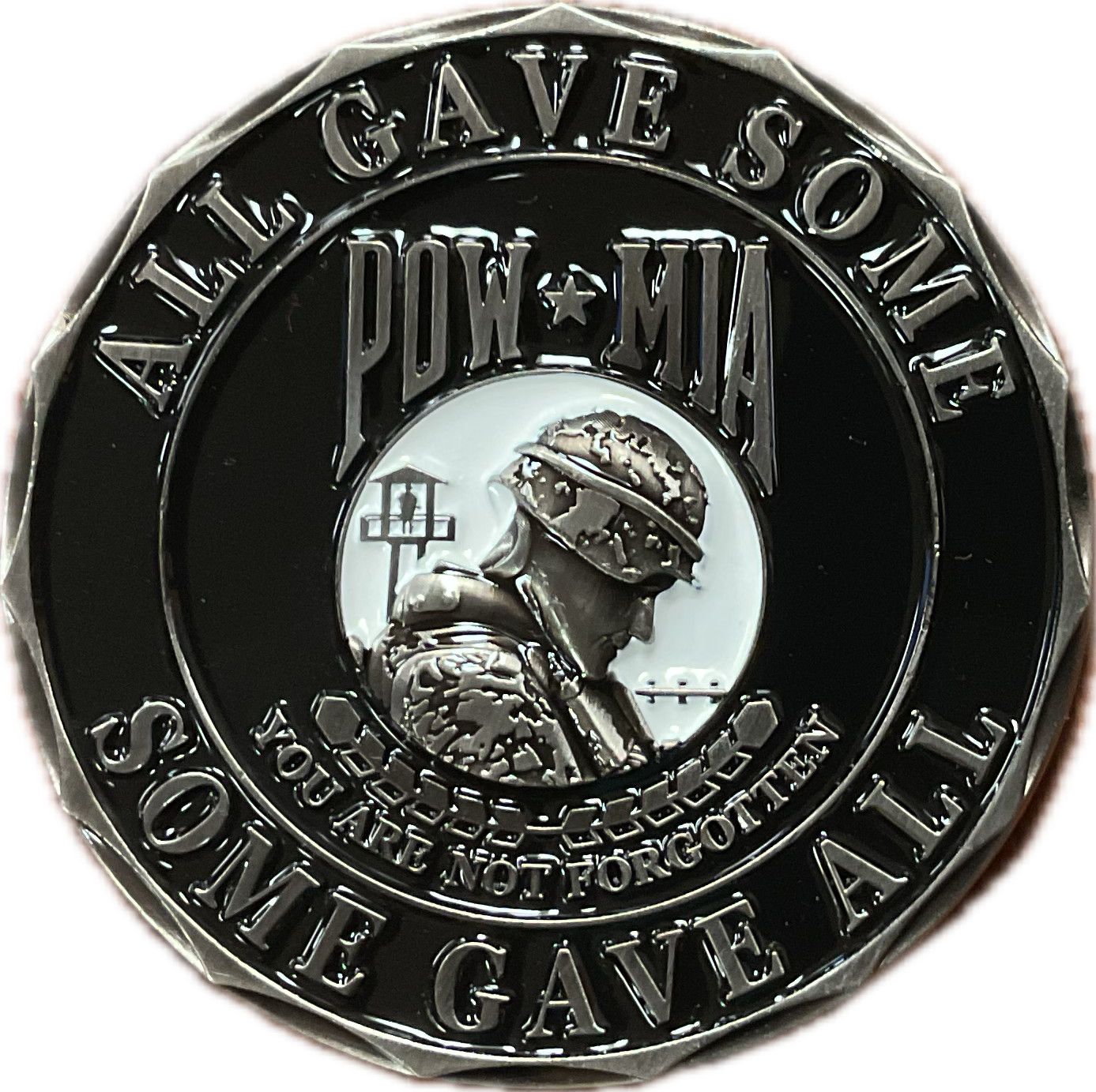 Challenge Coin POW*MIA Their War