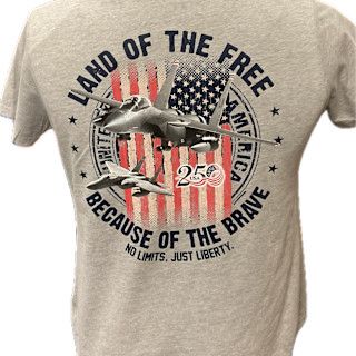 Ladies V-Neck Shirt F15E 250th Anniversary