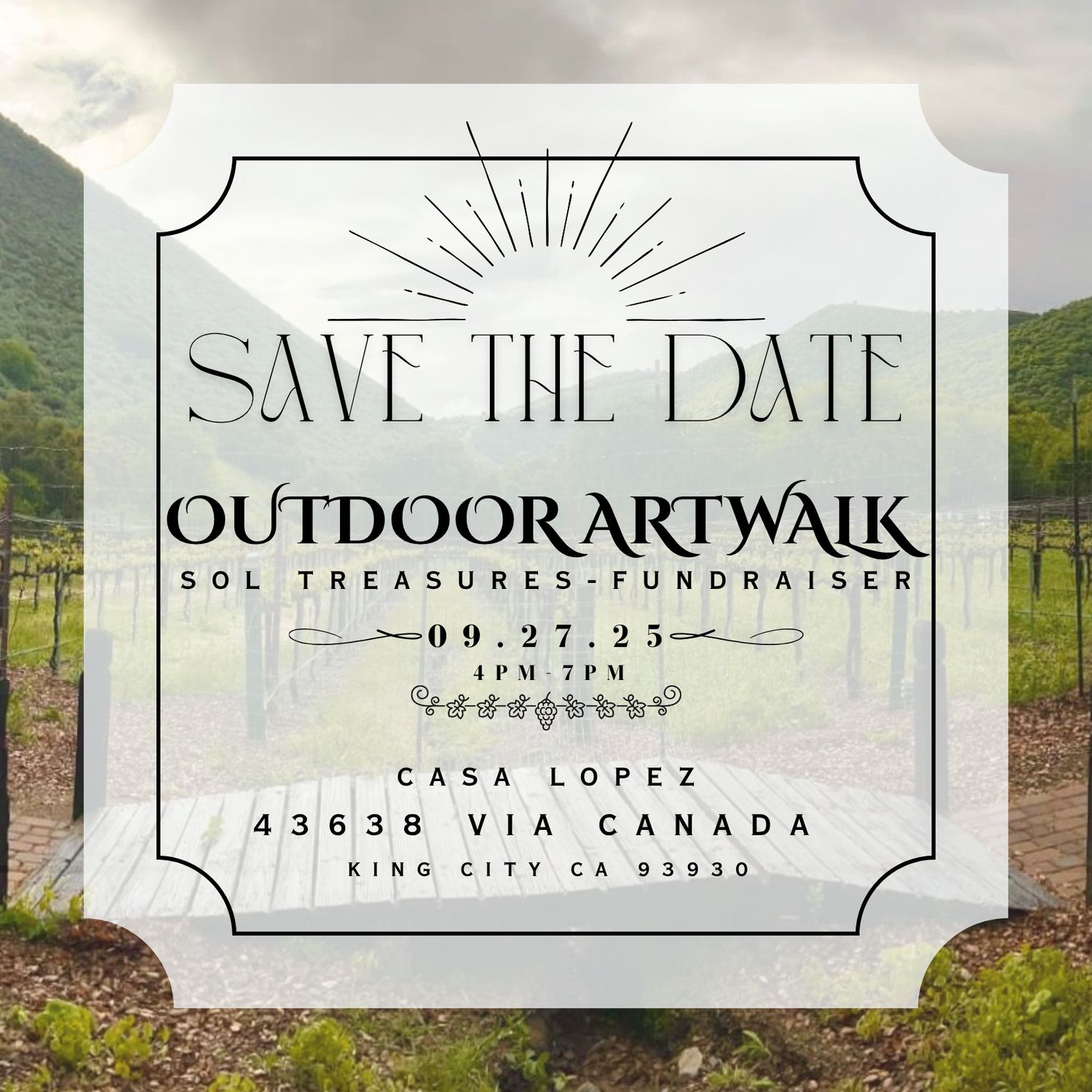 Outdoor Artwalk Sponsorships