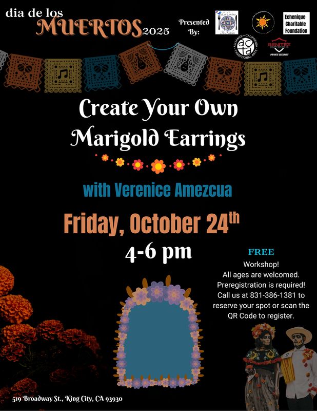 Create Your Own Marigold Earrings