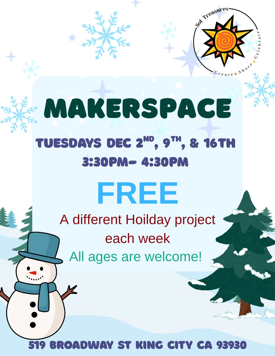 Winter Makerspace Winter Makerspace