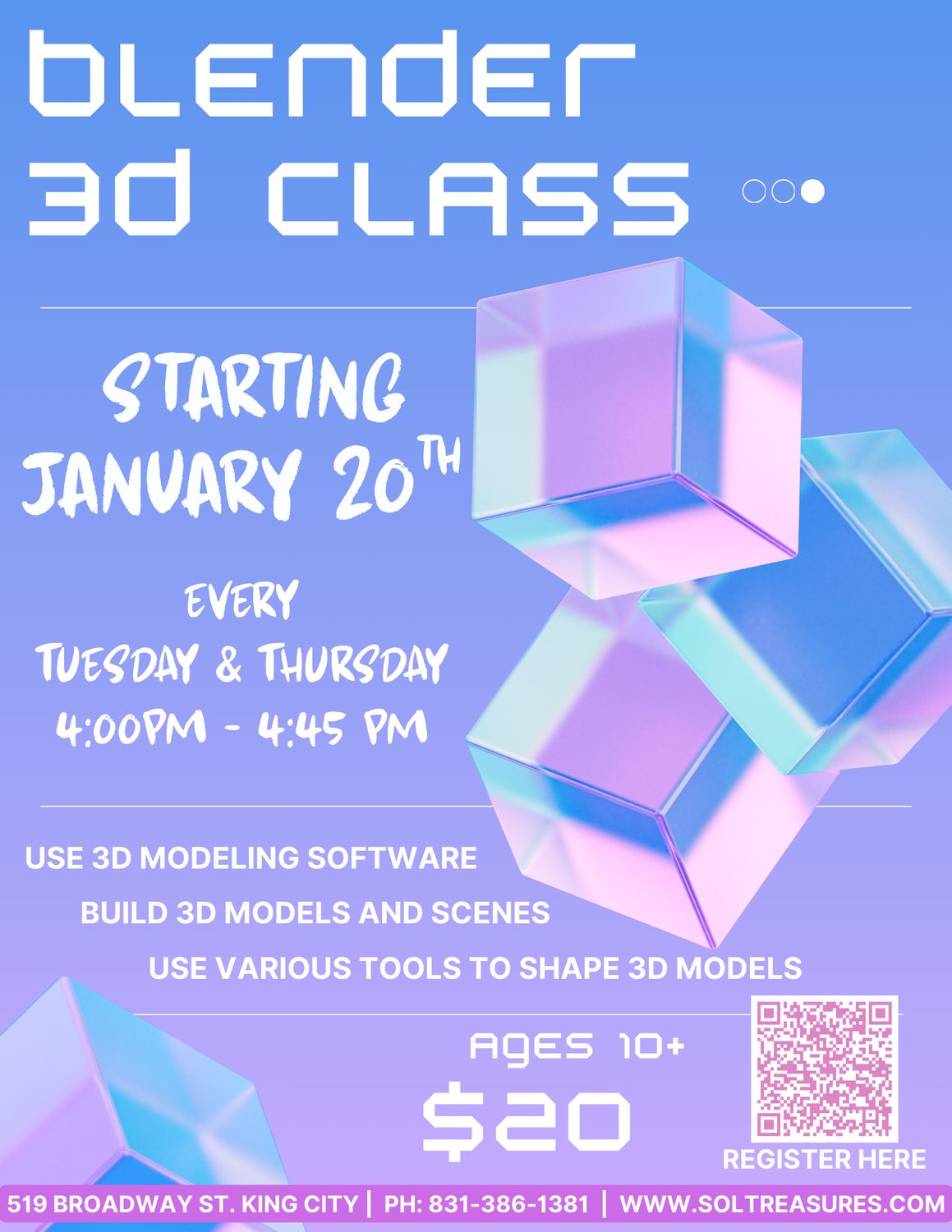 Blender 3D Class- Building Your Own Minecraft World Blender 3D Class- Building Your Own Minecraft World