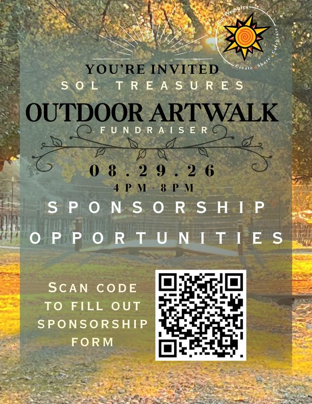 Outdoor Artwalk $500-$2500 Sponsorships!