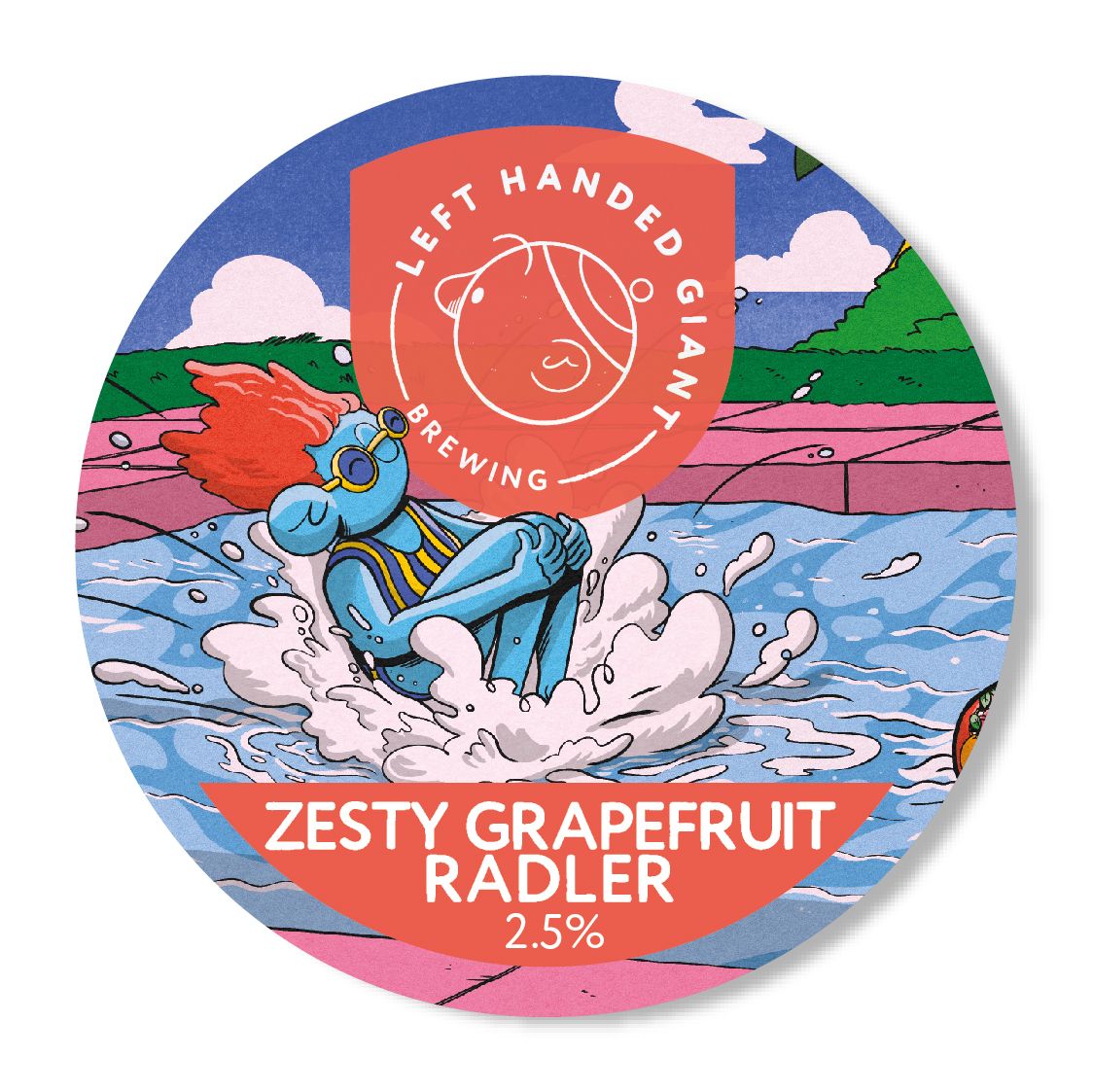 Zesty Grapefruit Radler - Radler, 2.5%