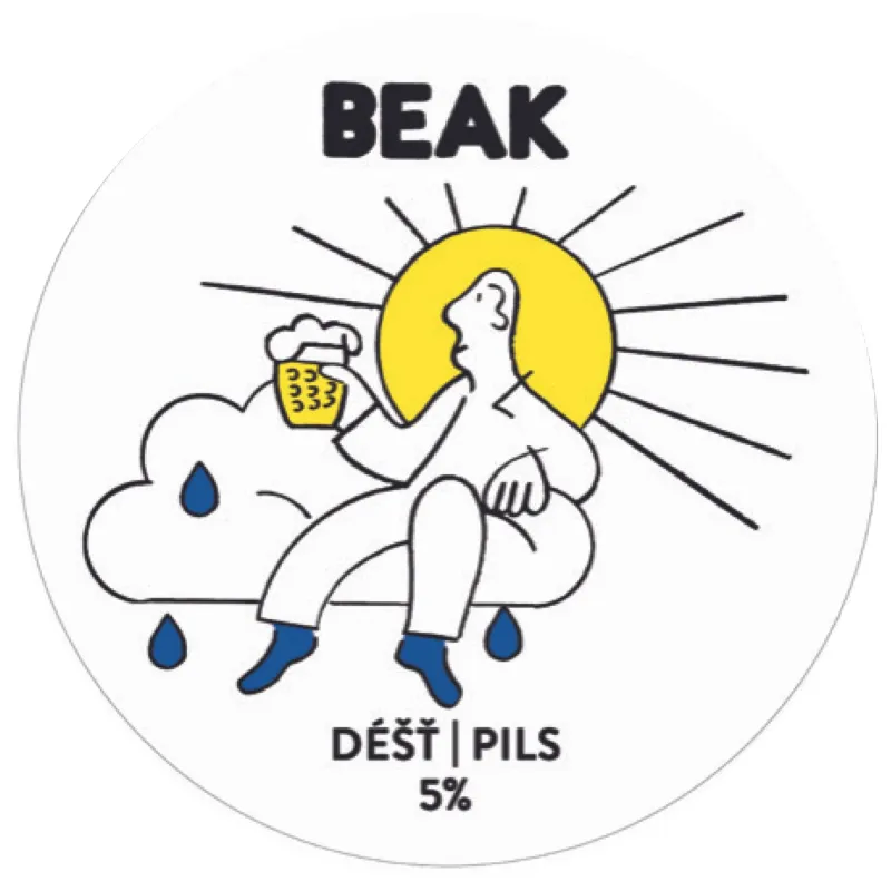 DÉŠŤ - Czech pilsner, 5%
