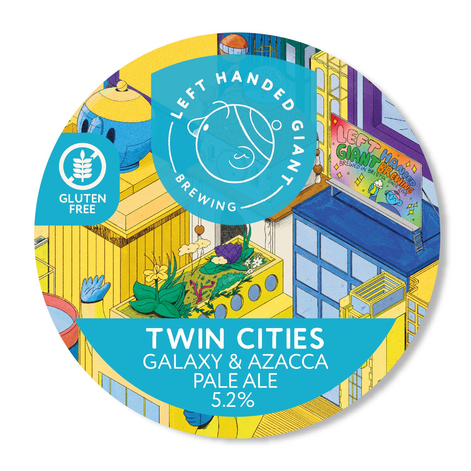 Twin Cities Galaxy Azacca - Pale sans gluten, 5.2%