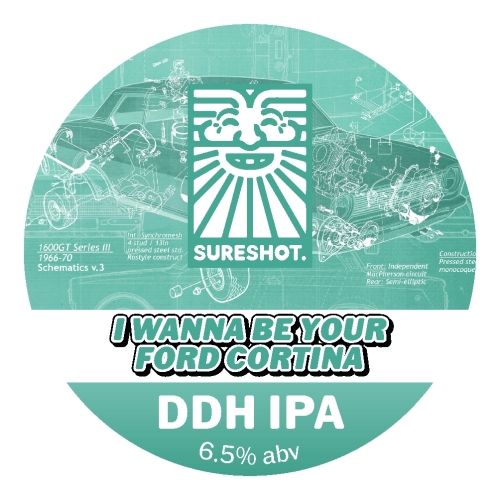 I Wanna Be Your Ford Cortina - DDH IPA, 6.5%