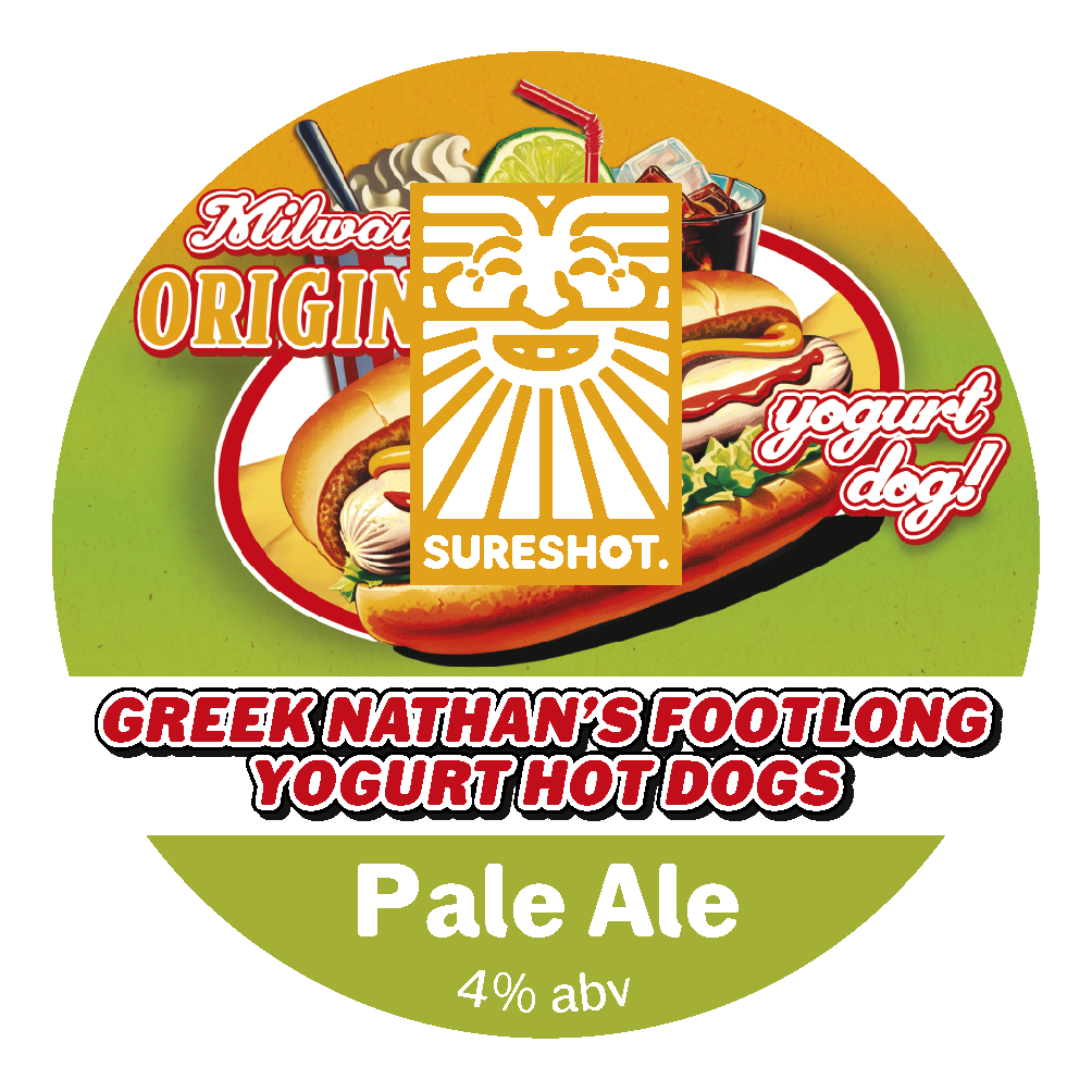 Greek Nathan&#39;s Footlong Yogurt Hotdogs - Hazy Pale, 4%