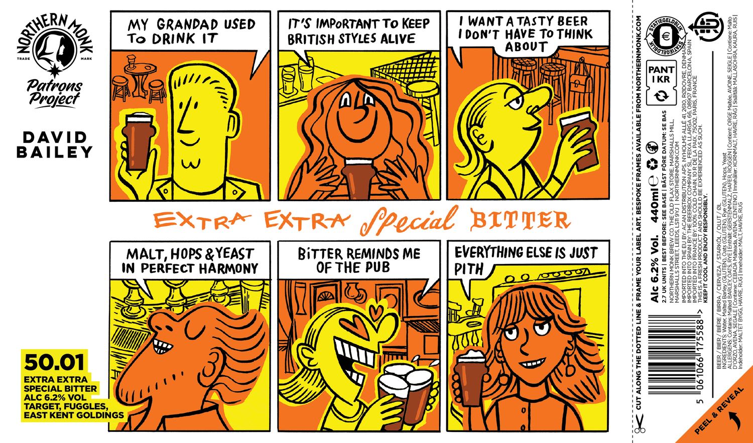 PP 50.01 David Bailey Extra Extra Special Bitter - ESB, 6.2%