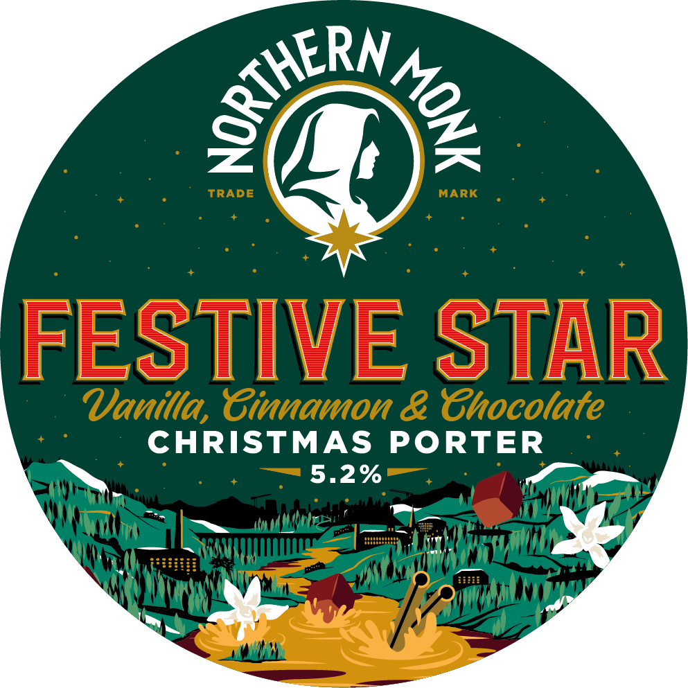Festive Star Gift Wrapped - Extra Special Christmas Stout - vanille canelle chocolat, 8.4%