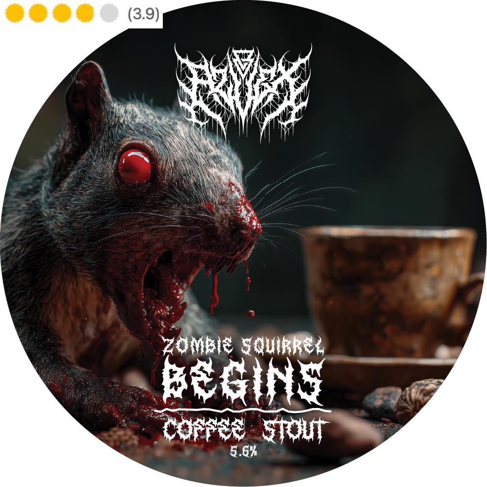 Zombie Squirrel Begins - Stout, 5.6%