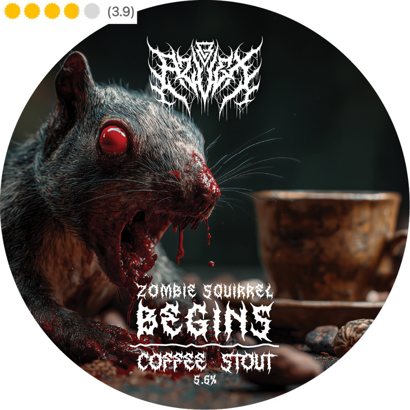 Zombie Squirrel Begins - Stout, 5.6%