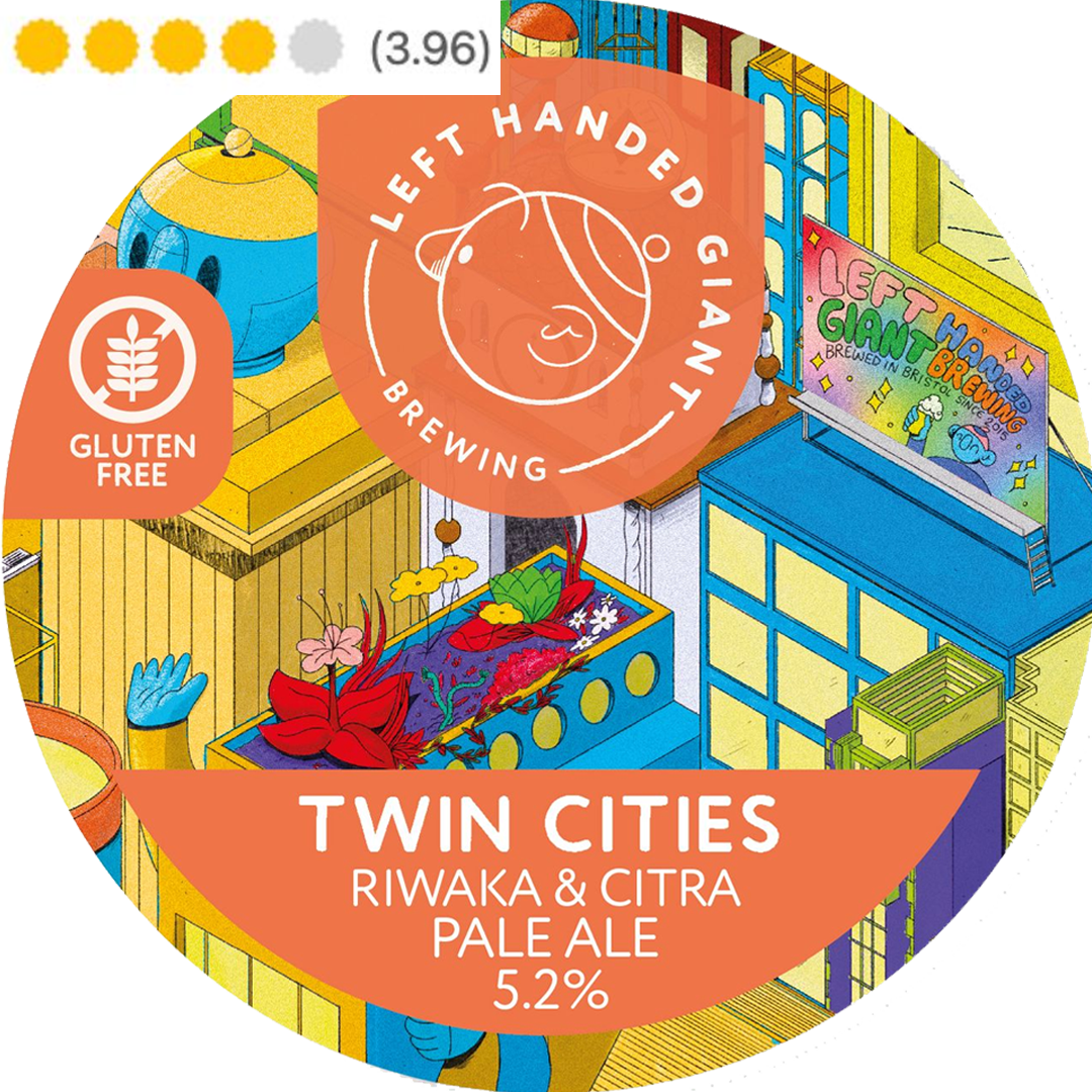 Twin Cities: Riwaka &amp; Citra - sans gluten, 5.2%