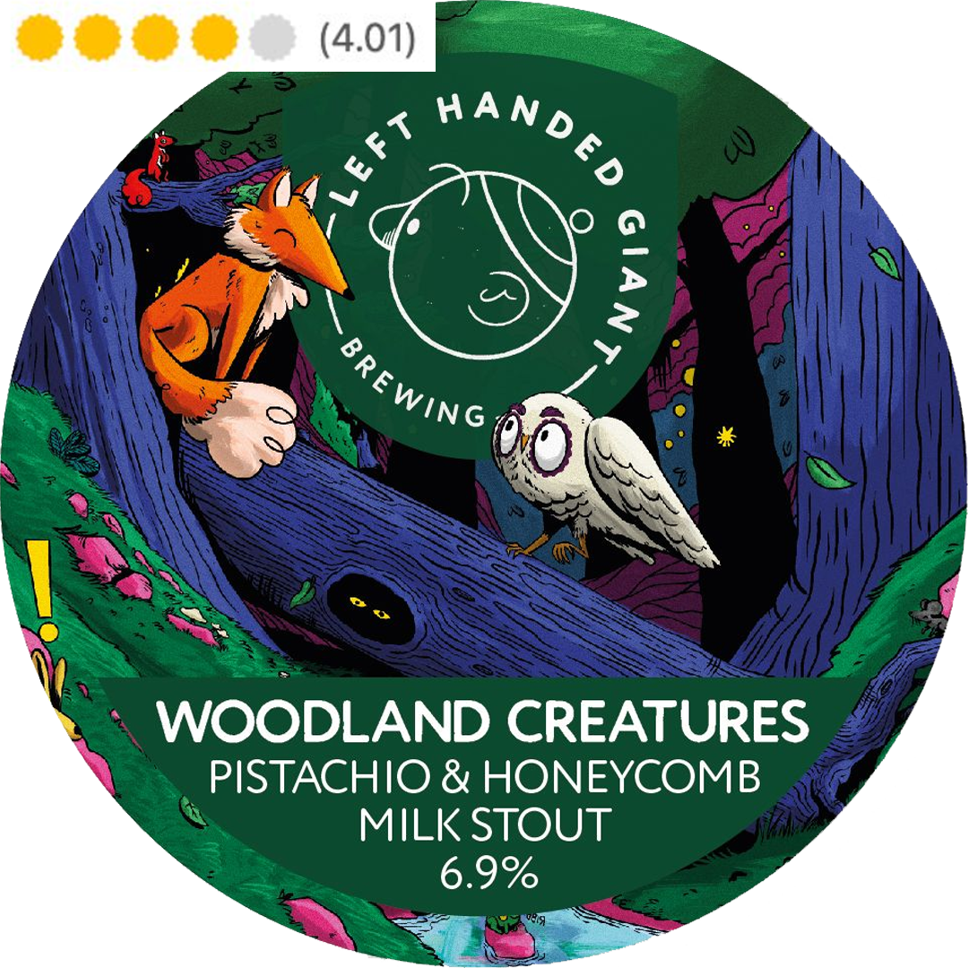 Woodland Creatures - Milk Stout, 6.9%