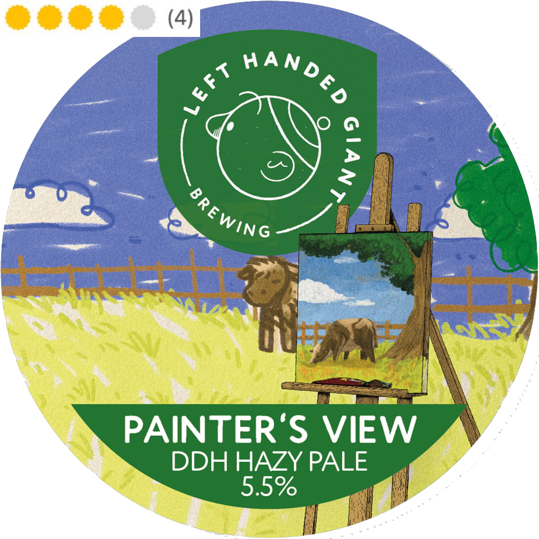 Painters View - DDH Hazy Pale with Krush, 5.5%