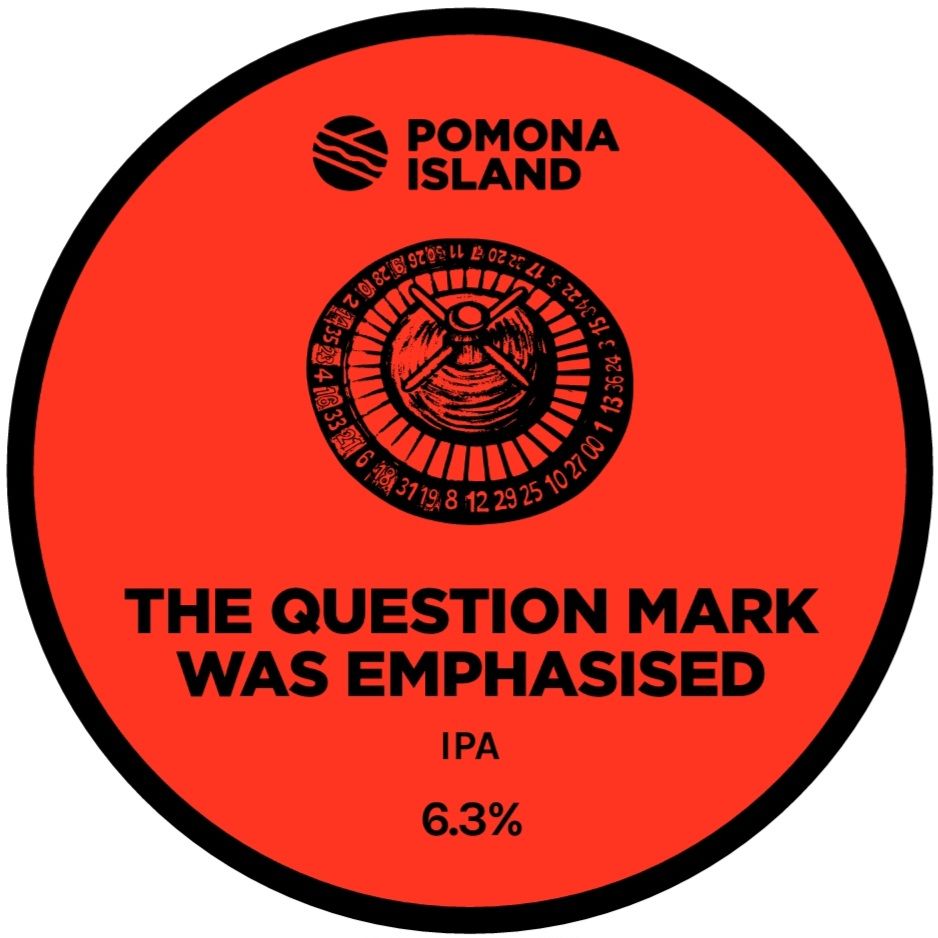 The Question Mark Was Emphasised - IPA, 6.3%