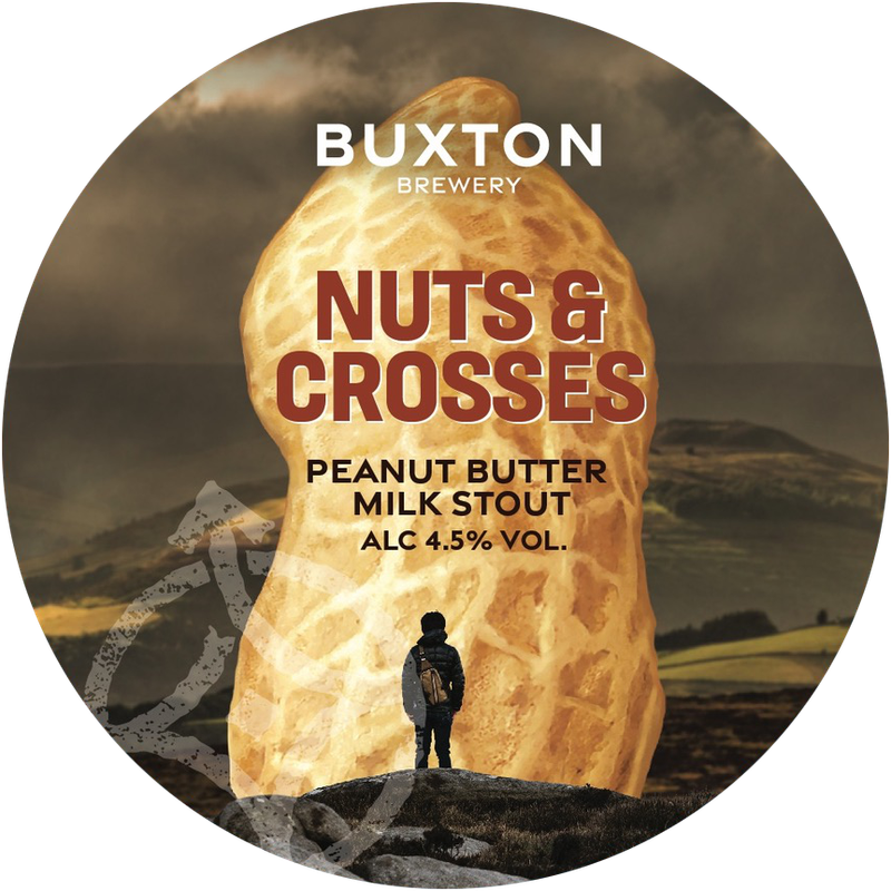 Nuts and Crosses - Peanut Butter Milk Stout, 4.5%