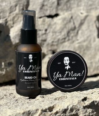 Ya Man! Essentials Beard Oil + Beard Balm Combo