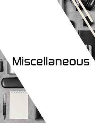 Miscellaneous