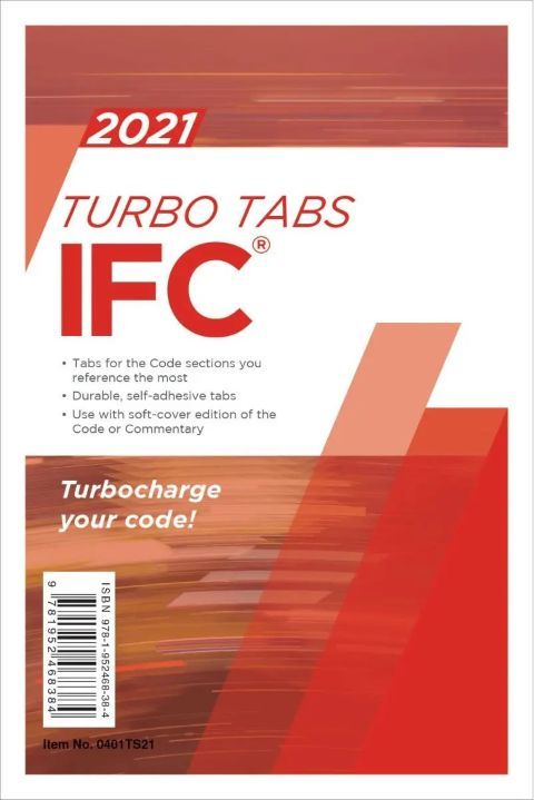 2021 International Fire Code (IFC) Turbo Tabs, Soft Cover