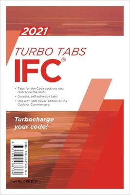 2021 International Fire Code (IFC) Turbo Tabs, Soft Cover