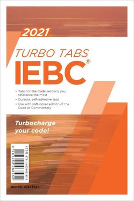 2021 International Existing Building Code (IEBC) Turbo Tabs, Soft Cover