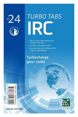 2024 International Residential Code (IRC) Turbo Tabs, Soft Cover