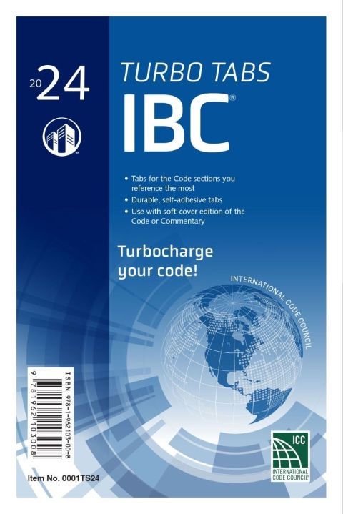 2024 International Building Code (IBC) Turbo Tabs, Soft Cover