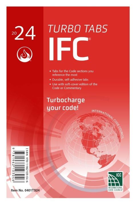 2024 International Fire Code (IFC) Turbo Tabs, Soft Cover