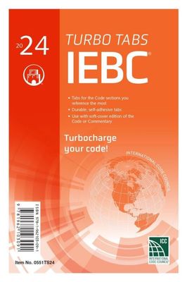 2024 International Existing Building Code (IEBC) Turbo Tabs, Loose Leaf