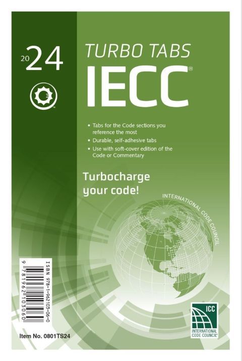2024 International Energy Conservation Code (IECC) Turbo Tabs, Soft Cover
