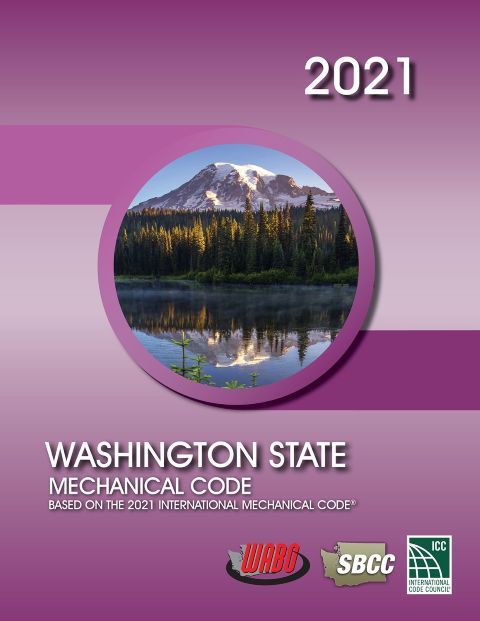 2021 International Mechanical Code (IMC) w/WA Amendments, Soft Cover