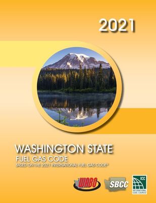2021 International Fuel Gas Code (IFGC) w/WA Amendments, Soft Cover