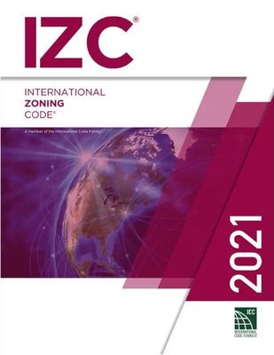 2021 International Zoning Code (IZC), Soft Cover