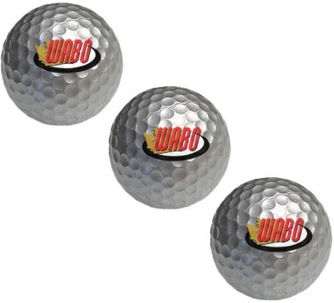 Golf Balls (Silver) - 3 Pack