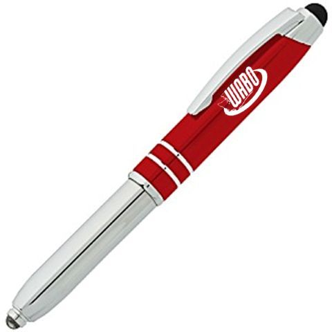 Mercury Stylus Metal Pen w/Flashlight