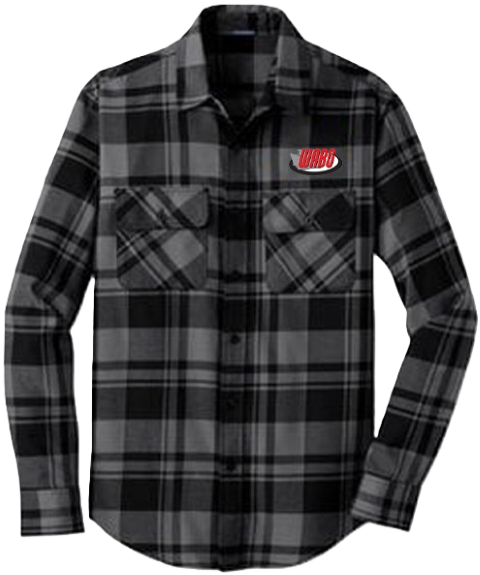 Port Authority Plaid Flannel (Grey) - Men's