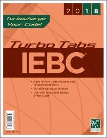 2018 International Existing Building Code Turbo (IEBC) Tabs, Soft Cover