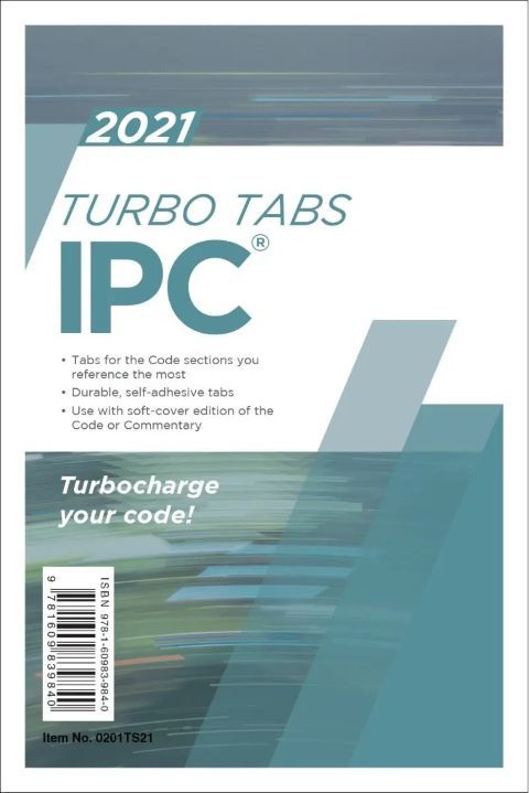 2021 International Plumbing Code (IPC) Turbo Tabs, Soft Cover