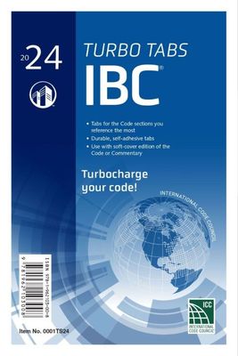 2024 International Building Code (IBC) Turbo Tabs, Soft Cover