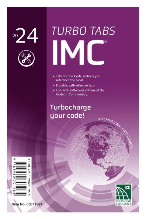 2024 International Mechanical Code (IMC) Turbo Tabs, Soft Cover