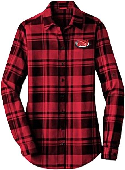 Port Authority Plaid Flannel (Red) - Women's