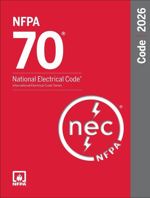 NFPA 70: National Electrical Code (NEC) Softcover, 2026 Edition