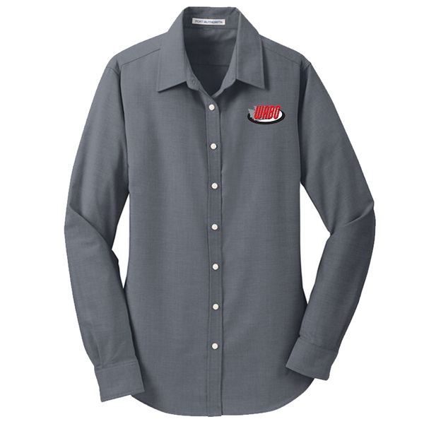 Port Authority Chambray Button Long Sleeve - Women's