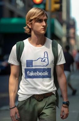 FAKEBOOK Unisex classic tee