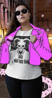 FUCK WHAT THEY THINK Unisex classic tee