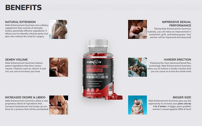 Manhood Plus Gummies UK Benefits Ingredients