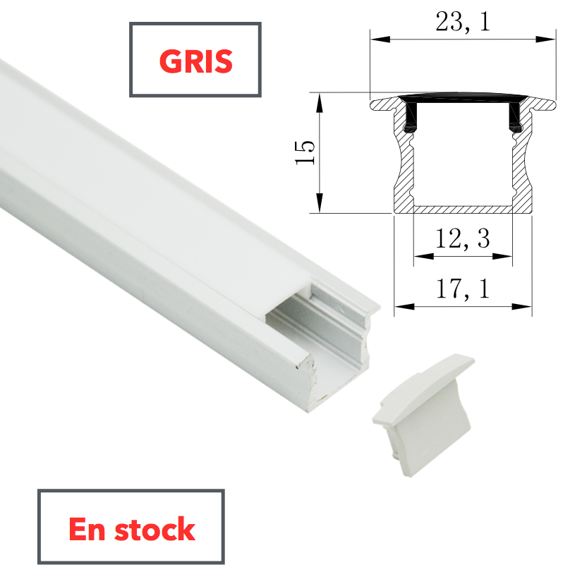 PEN-17-15G  GRIS OPAL
