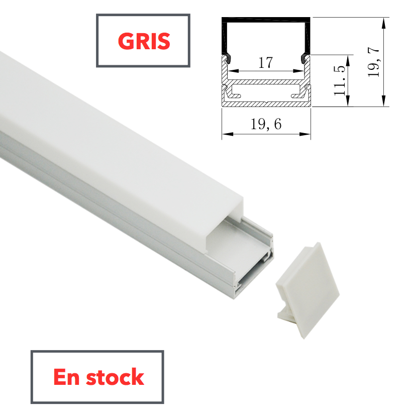 PAPC-20-20G GRIS OPAL