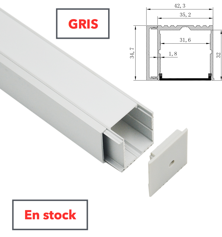 PAPC-35-43G  GRIS OPAL